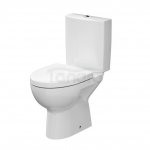 CERSANIT - Wc kompakt PARVA 010 z deską duroplastową, antybakteryjną, wolnoopadającą z funkcją łatwego wypinania  K27-002
