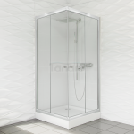 DUSO - Kabina kwadratowa 80x185 TRANSPARENTNE DS401QT