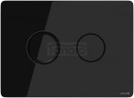 CERSANIT - Przycisk pneumatyczny ACCENTO Circle szkło czarne  S97-053