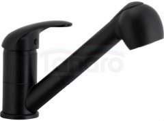 ARMATURA KRAKÓW KFA Bateria kuchenna z wyciąganą wylewką INDIRA BLACK 6613-110-81 