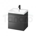 CERSANIT - Set B893 MODUO 60 antracytowy (szafka + umywalka)  S801-483