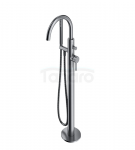 OMNIRES bateria wannowa wolnostojąca 96cm nikiel Y1233-SNI