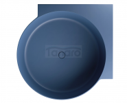 OMNIRES wanna narożna okrągła, 120 x 120 cm OVO M+ midnight blue mat OVO120WNMB