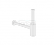 EXCELLENT D54 syfon umywalkowy, stal nierdzewna, biały mat INEX.2018WH