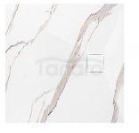 REA - Brodzik prysznicowy MAGNUM CARRARA WHITE 90x90