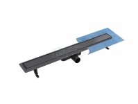 BESCO Odpływ liniowy Virgo Grafit Duo 90cm OL-90-VGR