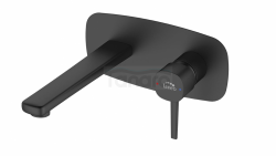 LAVEO Bateria umywalkowa podtynkowa POLA czarna BAP_722P