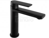 REA - Bateria umywalkowa VERSO Czarna Niska