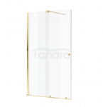 EXCELLENT Ortigo walk-in drzwi prysznicowe przesuwne 140x200 cm, powłoka Clean Control, czarny mat KAEX.5012.K.1400.BL