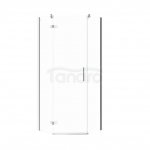 CERSANIT - Kabina prysznicowa pięciokątna CITY by Cersanit 80x80x195 CHROM szkło transparentne LEWA  S584-076