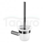CERSANIT - Szczotka do wc ścienna czarna gun metal  S951-900