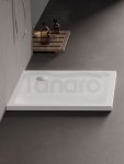 NEW TRENDY Brodzik MILD akrylowy kwadratowy 100x100x4,5 biały B-0627