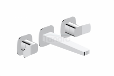 ARMATURA KRAKÓW KFA bateria umywalkowa podtynkowa 3-otworowa MALAGA CHROM 4529-821-00