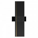 MEGSTYL VESPER-03 Słupek wysoki 130cm czarny mat VESPER-0000-0005996