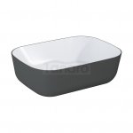 ELITA UMYWALKA RENI BICOLOR 46x33 BLAT, CERAM WHITE HG/ANTHRACITE MATT 146113/RE040460896130