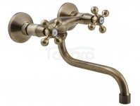 KUCHINOX - Bateria zlewozmywakowa STILO ścienna Mosiądz Antyczny  BKI_580D