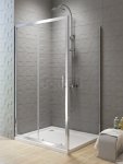 NEW TRENDY Kabina prysznicowa NEW VARIA 1D prostokątna U 100x90x200 szkło czyste 6mm Active Shield K-5132