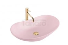REA - Umywalka nablatowa ROYAL Pink Matt