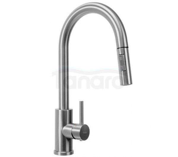 REA - Bateria kuchenna FRESH Szczotkowana stal