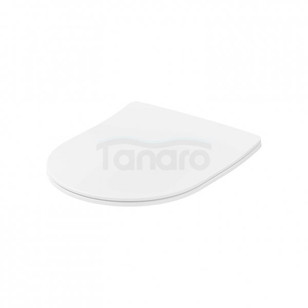 CERSANIT MISKA ZAWIESZANA LARGA PRO OVAL CERSANIT VORTEX Z DESKĄ DUROPLASTOWĄ MOONWAY SPOT SLIM Z PODŚWIETLENIEM LED SET C823: S4026-009