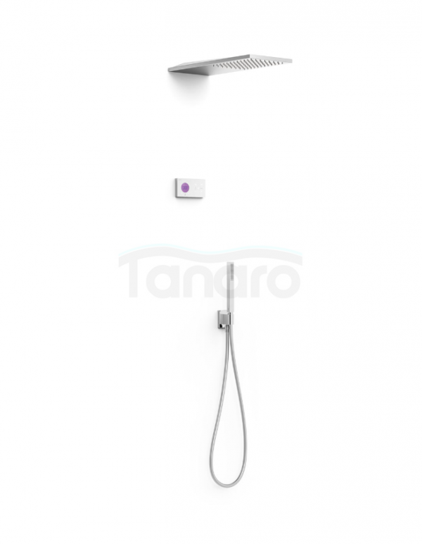 TRES SHOWER TECHNOLOGY Zestaw elektronicznej baterii termostatycznej podtynkowej 2-drożnej Shower technology prysznicowej-09286551