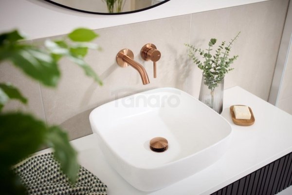 ARMATURA KRAKÓW KFA Bateria umywalkowa podtynkowa MOZA BRUSHED ROSE GOLD/MIEDŹ SZCZOTKOWANA 5039-810-34