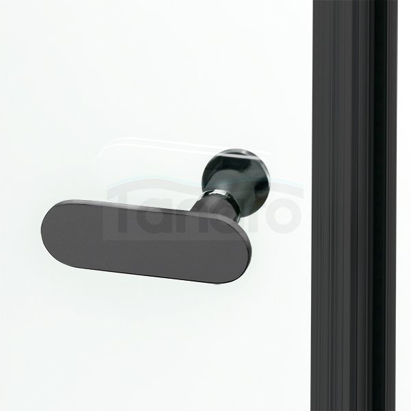 NEW TRENDY Kabina prysznicowa 90x120 NEW SOLEO BLACK D-0231A/D-0149B