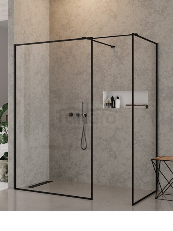NEW TRENDY - Kabina Walk In New Modus BLACK 120x90x200 EXK-0283