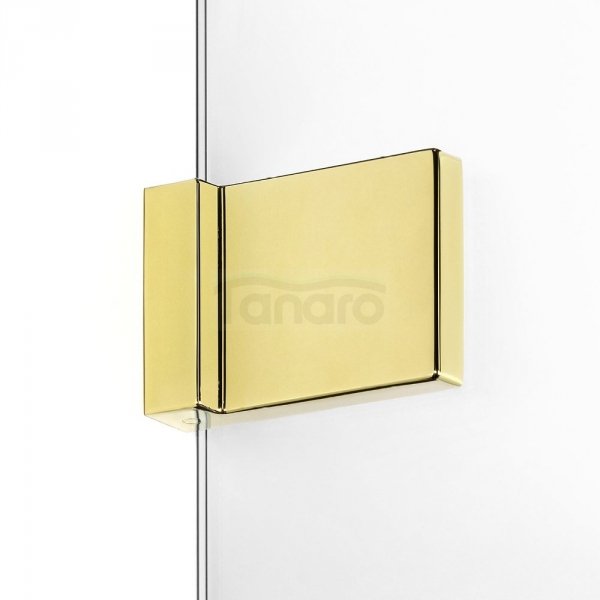 NEW TRENDY Kabina prysznicowa drzwi uchylne AVEXA GOLD SHINE Linia Platinium 80x100x200 EXK-1650/EXK-1651