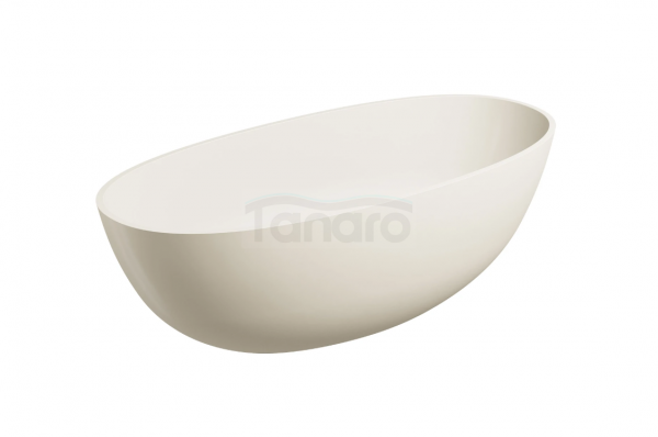 OMNIRES Wanna wolnostojąca SHELL M+ 148 x 75 cm white sand mat SHELL148WWWS