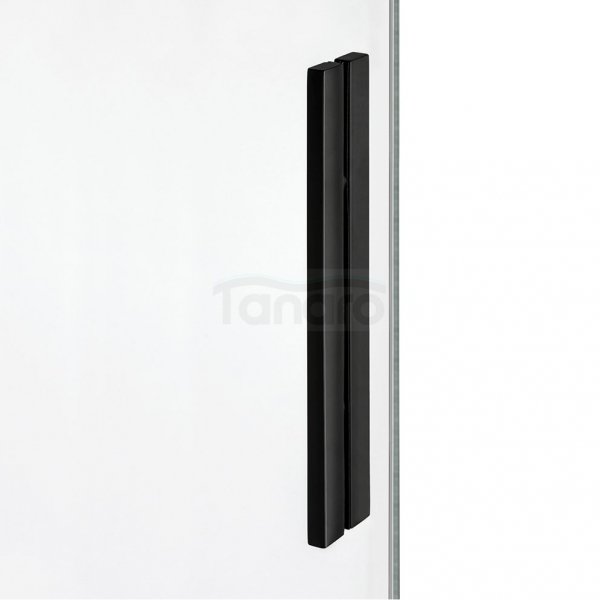 NEW TRENDY Drzwi prysznicowe przesuwne SOFTI BLACK 130x200 samodomykające EXK-3953