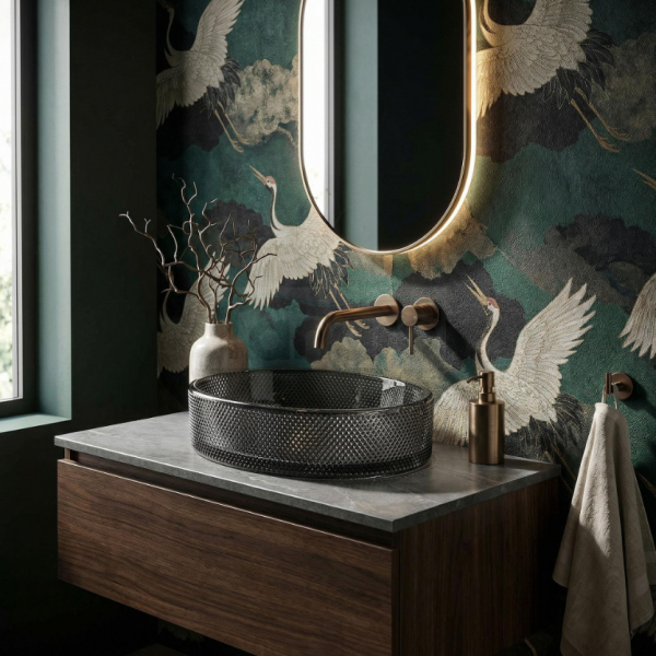 REA Umywalka nablatowa REA Mirella Black