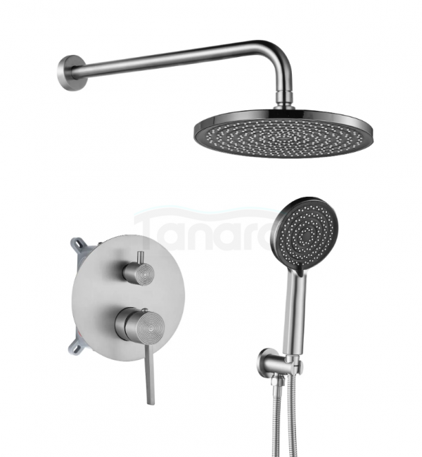 REA Zestaw natryskowy podtynkowy Rea Foster Nikiel Szczotkowany + BOX