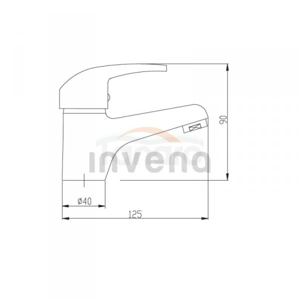 INVENA - Bateria umywalkowa AVA NEW BU-06-001-X