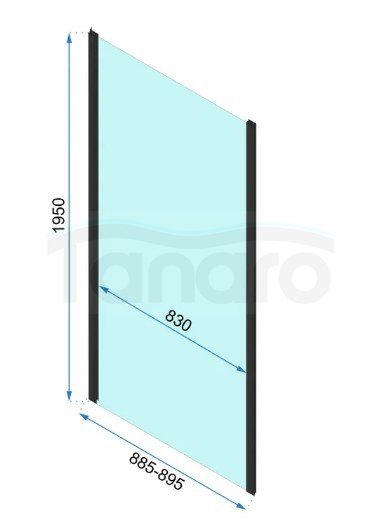 REA - Kabina Prysznicowa Narożna RAPID SLIDE CHROM drzwi 110 ścianka 90