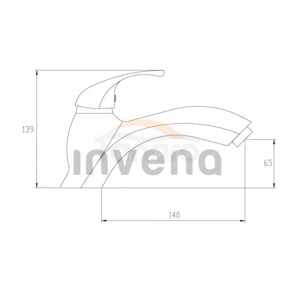 INVENA - Bateria umywalkowa INIS  BU-84-001-L