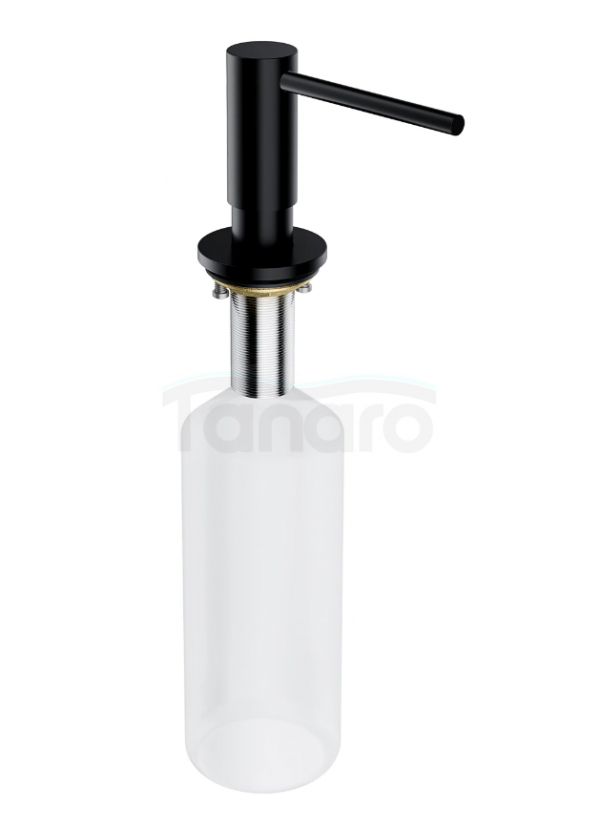 OMNIRES dozownik mydła w płynie czarny półmat MODERN PROJECT MP60723BL