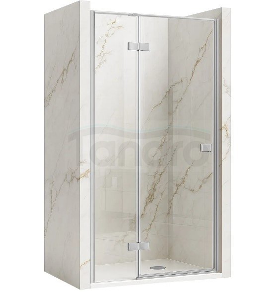 REA - Drzwi prysznicowe ATLAS 120 Chrome PRAWE