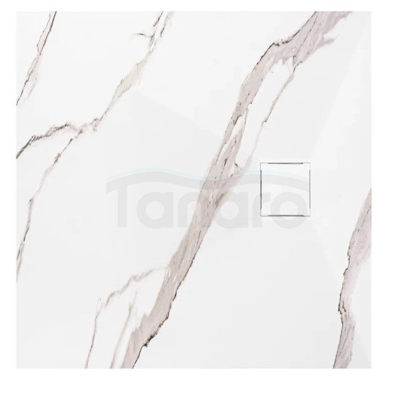 REA - Brodzik prysznicowy MAGNUM CARRARA WHITE 90x90