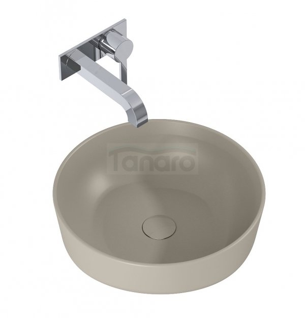 ELITA UMYWALKA LORCA 42x42 NABLATOWA, CERAMICZNA FUME MATT 146054/RE040420047020