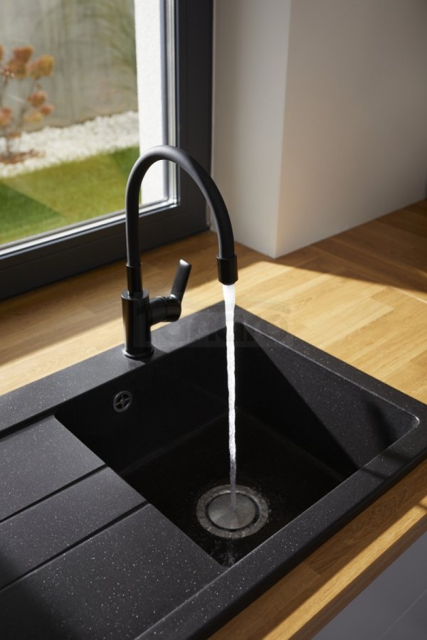 ARMATURA KRAKÓW KFA Bateria kuchenna RUMBA BLACK 6553-915-81