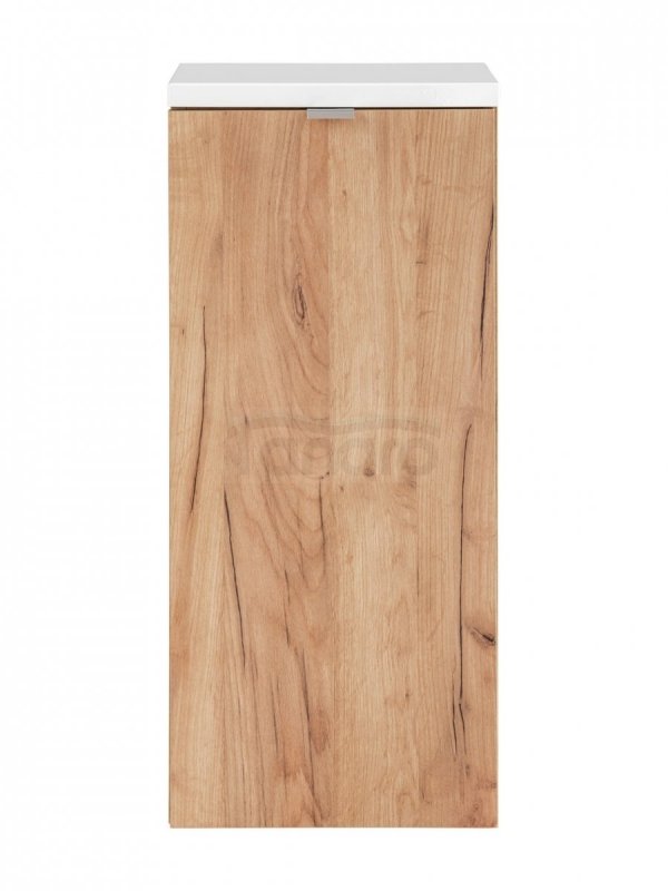 COMAD - Szafka CAPRI OAK 811 niska z koszem na pranie 35 1D - Dąb Craft Złoty  DSM-do samodzielnego montażu