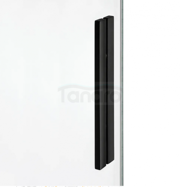 NEW TRENDY Drzwi wnękowe 160x200 Softi X Black, drzwi pojedyncze, przesuwne typu &quot;soft close&quot;  EXK-5363/EXK-5364