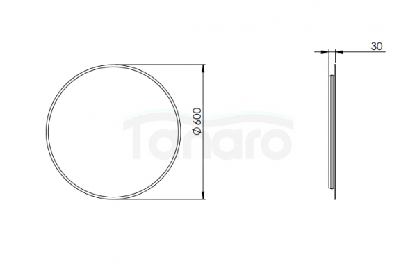 ELITA LUSTRO LED SHARON ROUND 60 GOLD 168127/RE060602015570
