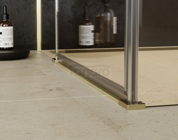 BESCO Kabina prysznicowa Pixa Gold 100x90 Lewa PPL-109-195G