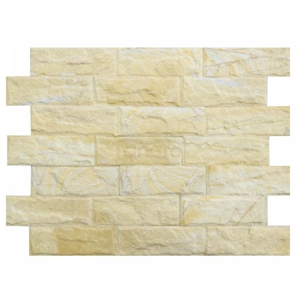 CAPITILE  - Płytka kamienna Blonde Brick - marmur Yellow naturalny 30x10x1,5 cm /opakowanie 0,66m2/