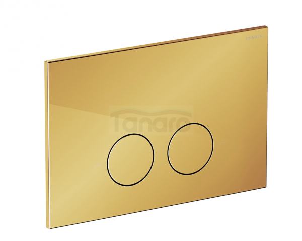 OMNIRES STRONGFRAME stelaż podtynkowy do miski toaletowej + MINIMAL przycisk spłukujący FLUSH SET złoty połysk STFWC1M-RGL
