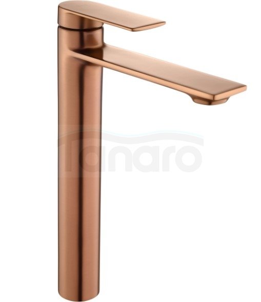 REA - Bateria Umywalkowa STORM miedź szczotkowana Wysoka