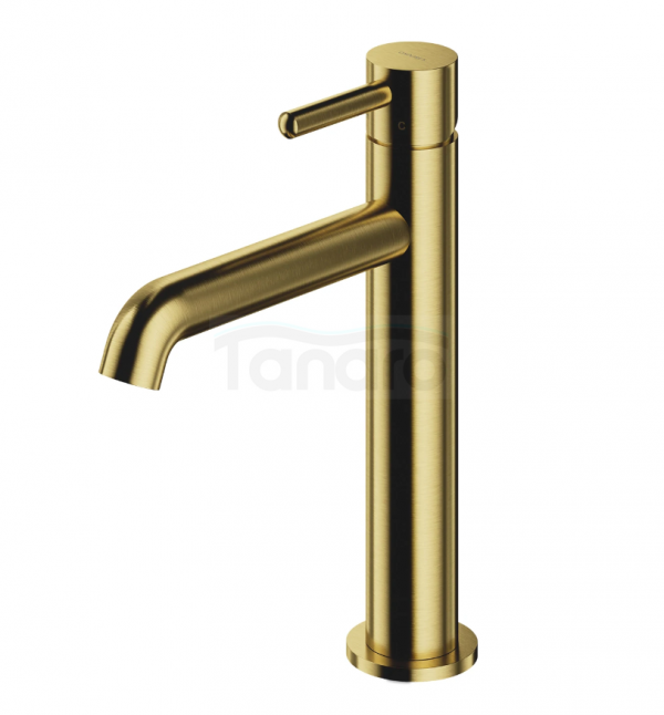 OMNIRES bateria umywalkowa, 23 cm (głowica 25 mm) mosiądz szczotkowany Y1212CBSB