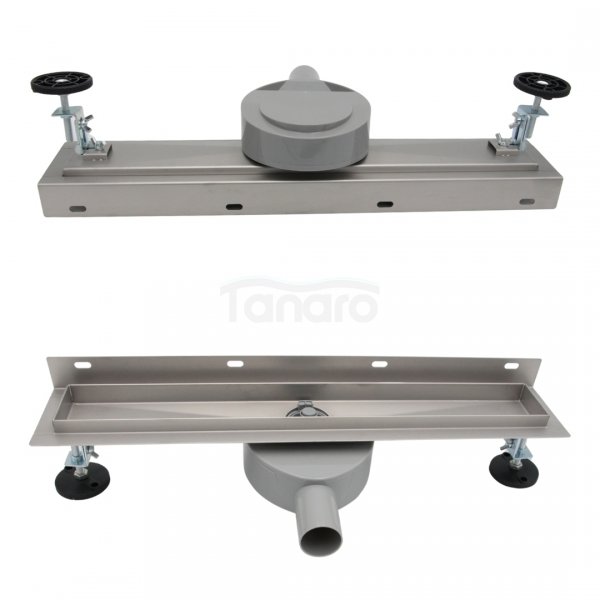 AQUALINE Odpływ przyścienny 2w1 z obrotowym syfonem 360° 60cm LSR04600